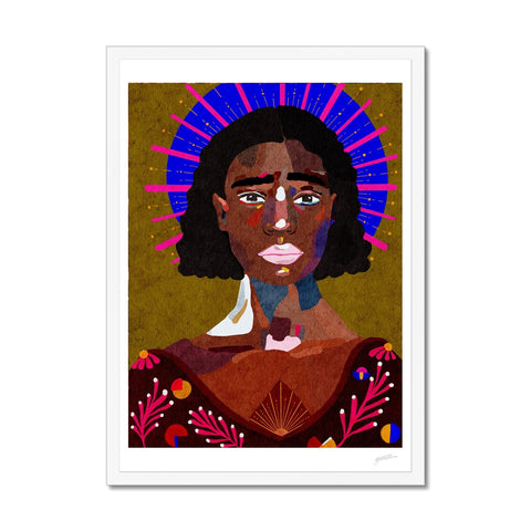 Patron Saint of Pay Equality Framed Print