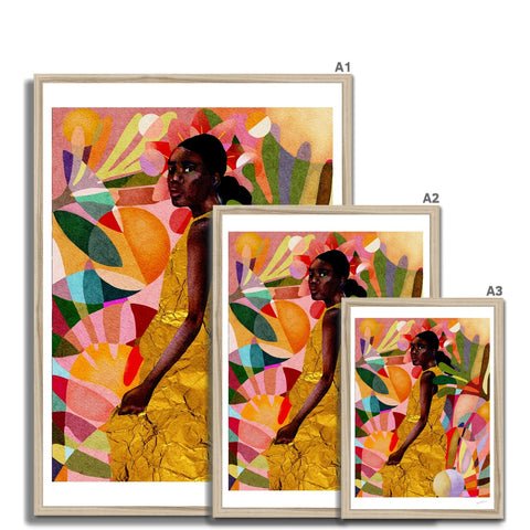 Golden Girl Framed Print