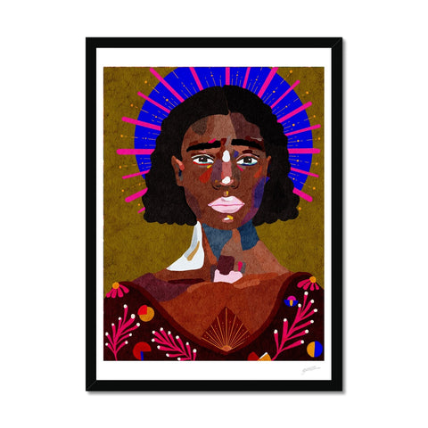 Patron Saint of Pay Equality Framed Print