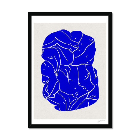 Blue Body Framed Print